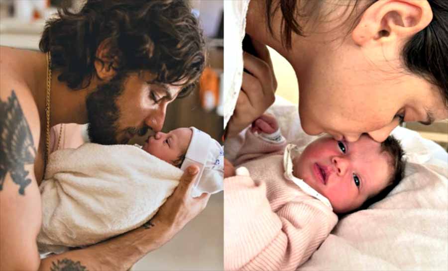 Nasce Ana, filha de Chay Suede e Laura Neiva: “Seja bem-vinda”